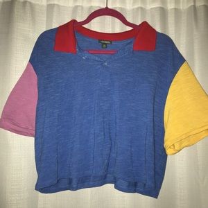 Multi-Colored Crop Top
